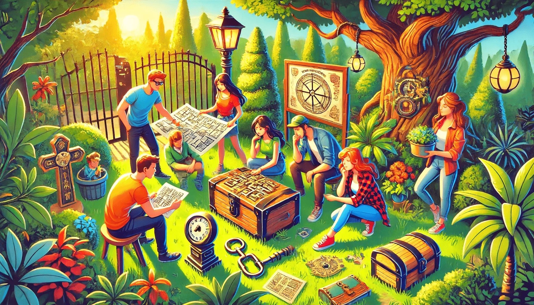 Jeux d'évasion en plein air